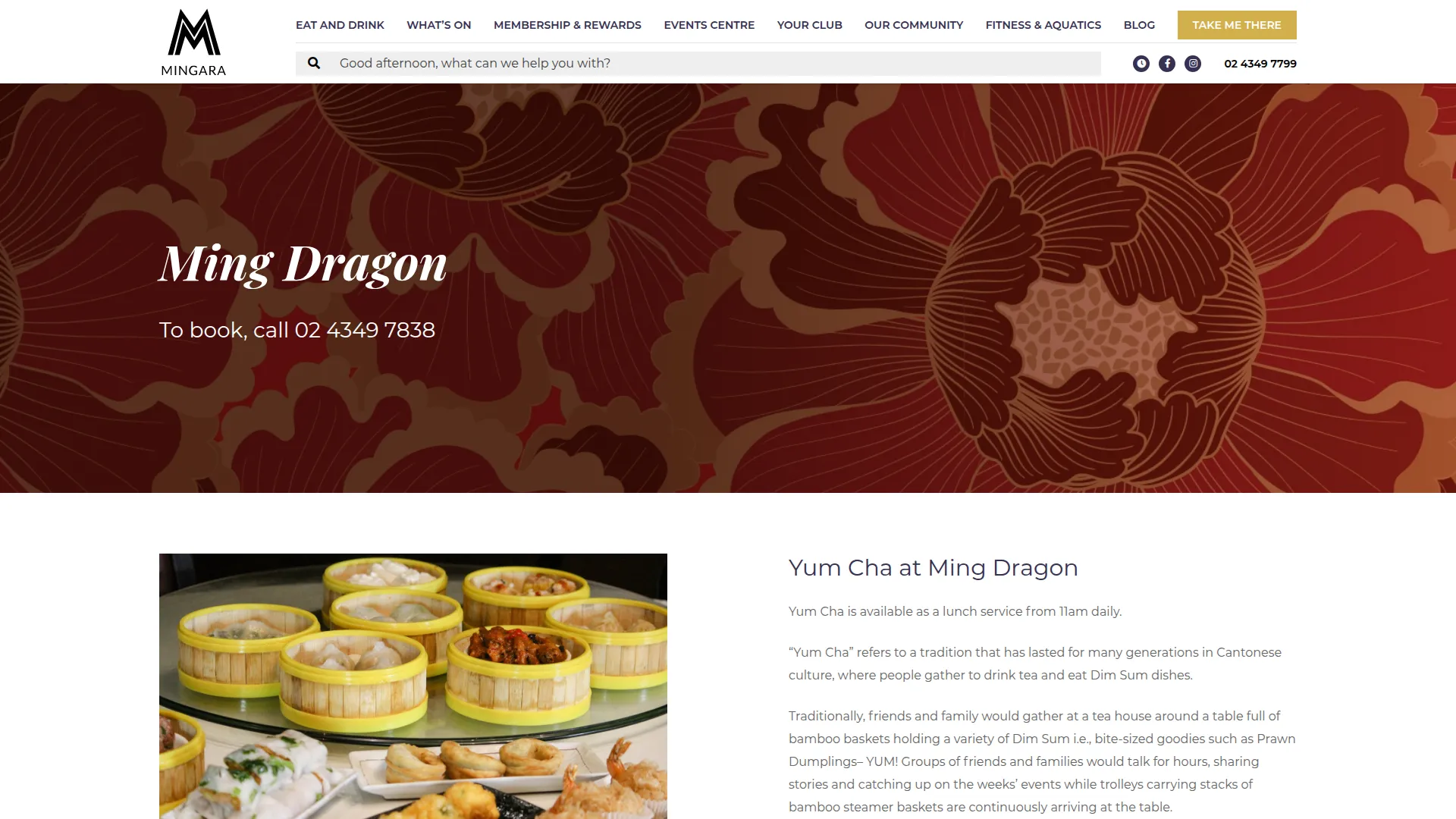Ming Dragon, Tumbi Umbi